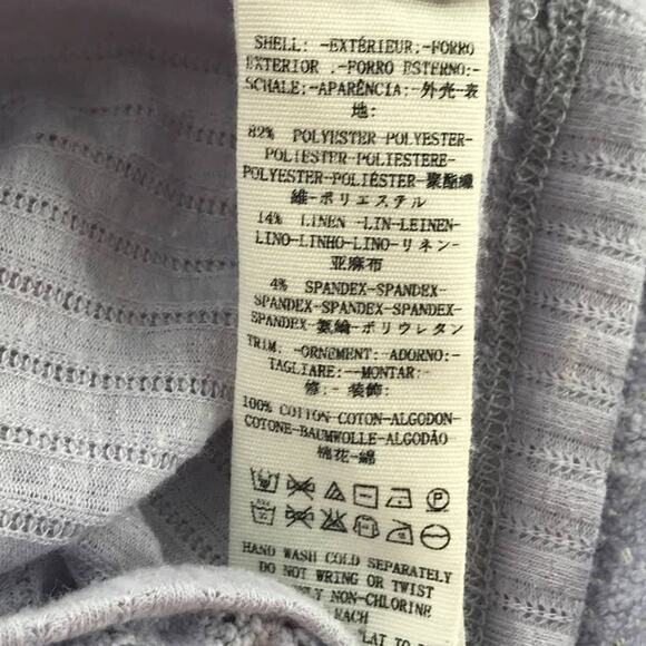 Free People Purple Third Date Ribbed Lace Top - Picture 12 of 12